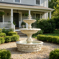 PREMIER Three Tier Marble Fountain for Front Yard, Garden, Lake Shore and Urban Plaza PSFM-019