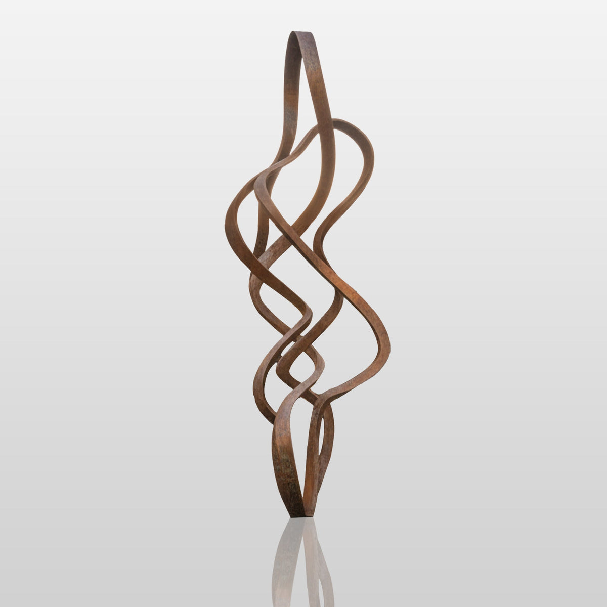PREMIER Twisting Bronze Sculpture with Abstract Expressionism Design Ideal for Modern Gardens, Art Parks and Hotel Entrances PSB-149