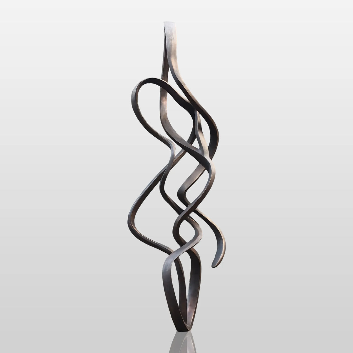 PREMIER Twisting Bronze Sculpture with Abstract Expressionism Design Ideal for Modern Gardens, Art Parks and Hotel Entrances PSB-149