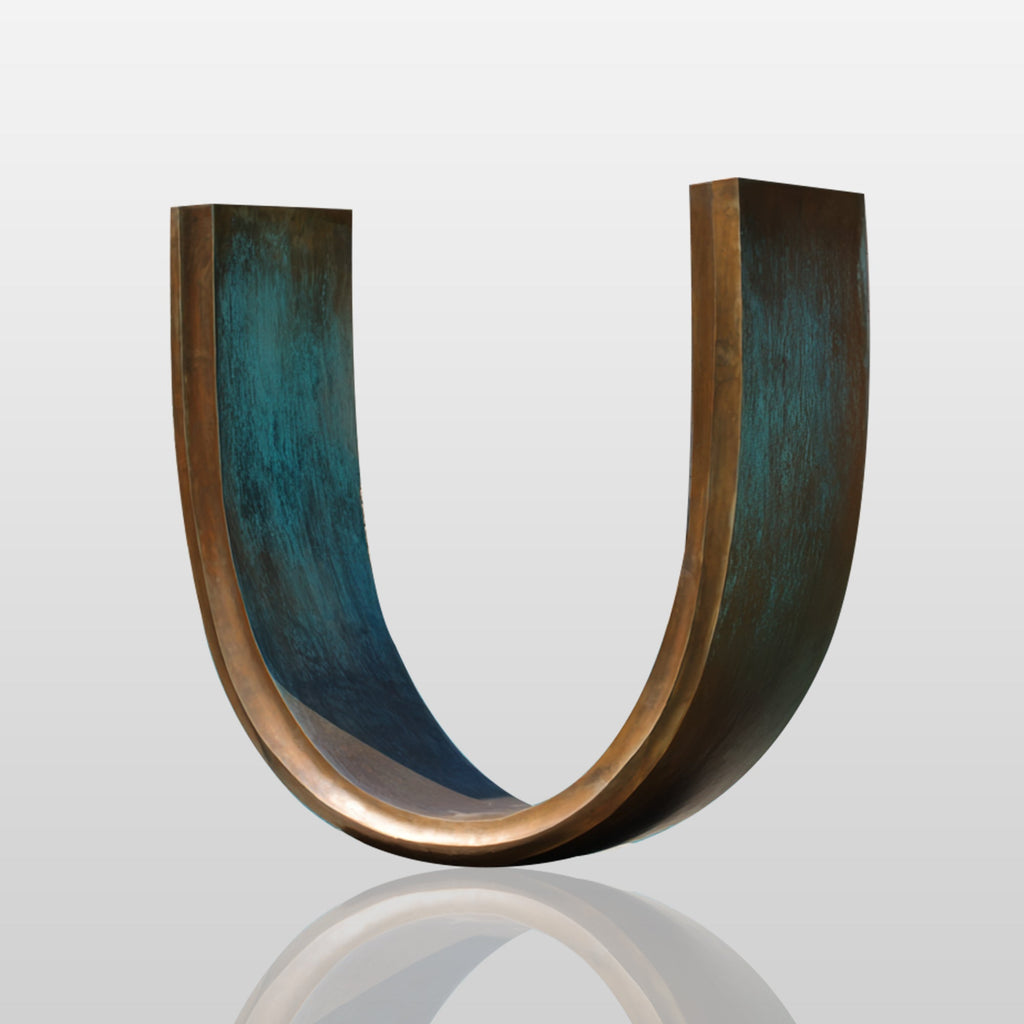 PREMIER U Shape Bronze Sculpture with Minimalist and Abstract Style Ideal for Parks and Modern Exhibition Spaces PSB-145