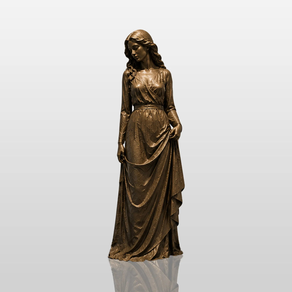 PREMIER Classic Female Bronze Sculpture for Timeless Interiors PSB-179